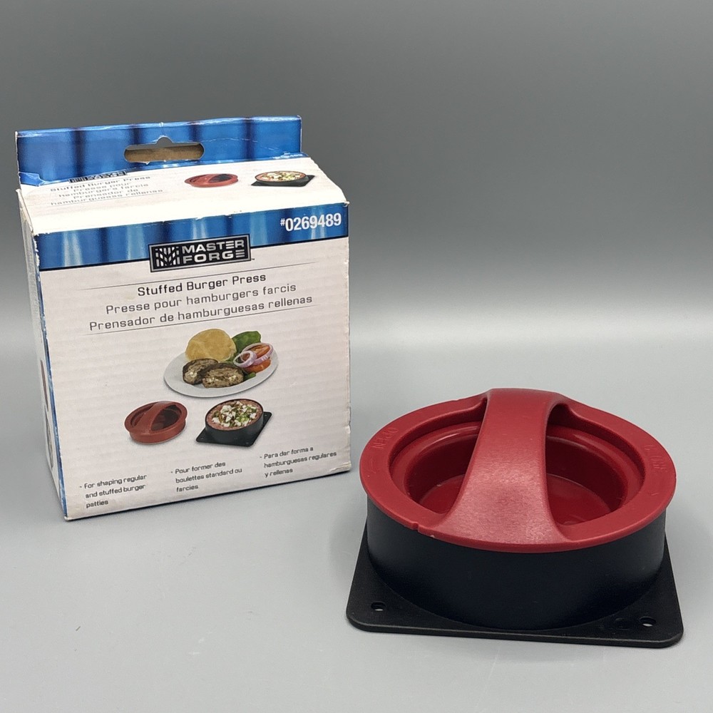 Burger Press Regular Shape & Stuffed Burger Patties by Master Forge