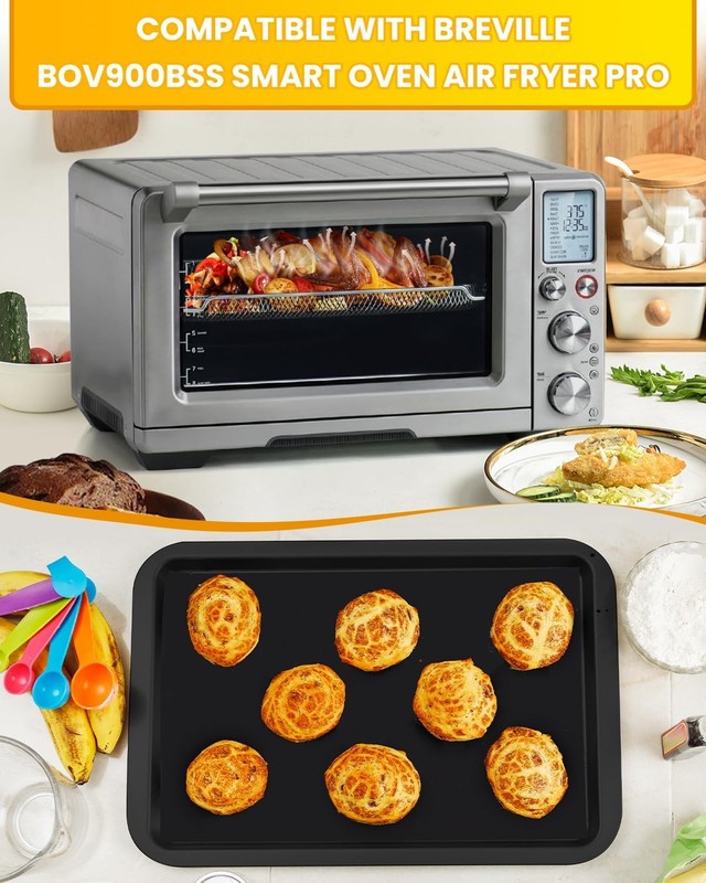 154PCs Air Fryer Liners For BOV900, 150PCs Parchment Paper+4PCs Teflon Mats gallery