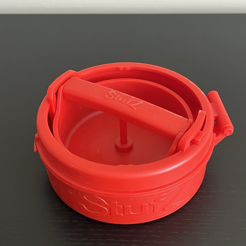 Stufz Stuffed Burger Press Hamburger Patty Maker Stuffer Red Dishwasher Safe gallery