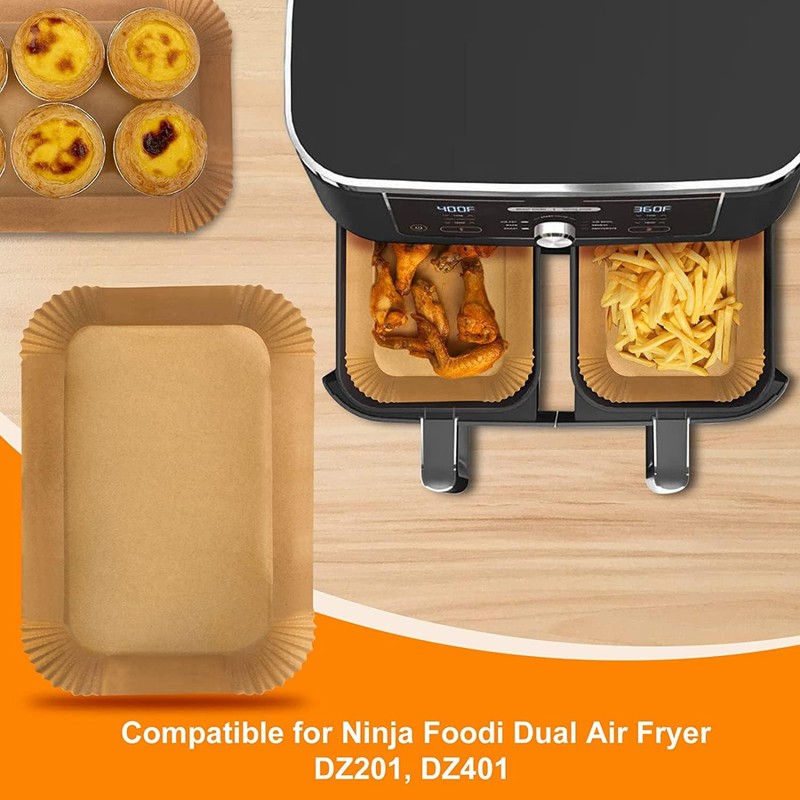 MooManGoo Air Fryer 8.6*5.5"Rectangle-100 PCS, PCS gallery