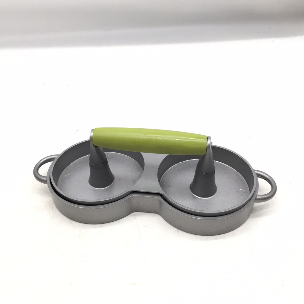 Crate And Barrel Double Burger Press - With Sticker Never Used!