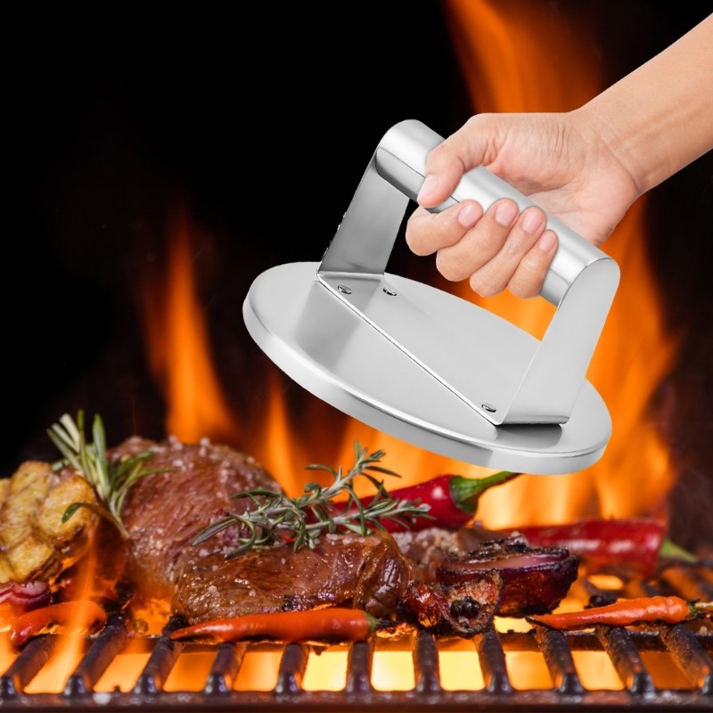 Professional Pressing Tool For Burgers Steaks And Vegetables Easy Cleaning gallery