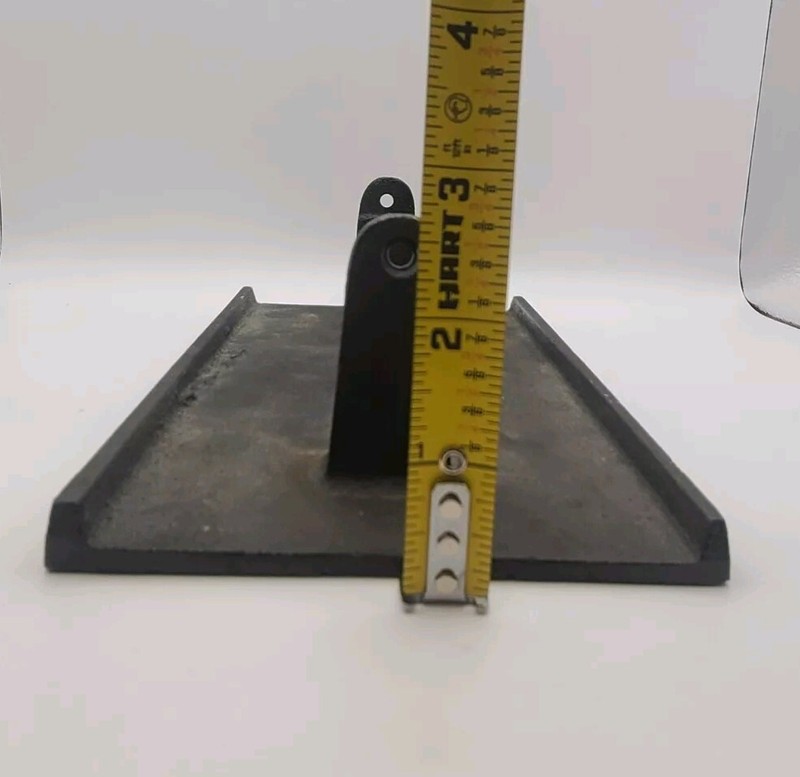 Cast Iron Meat Press Rectangle Burger Press Missing Handle gallery
