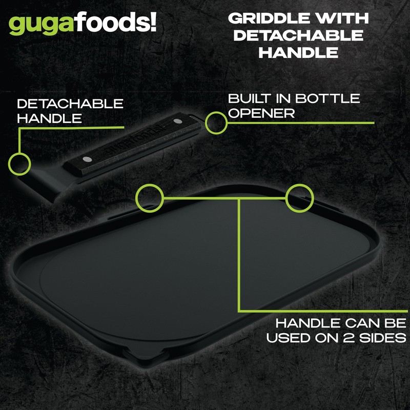 Ultimate Griddle Kit Set- Transform Any Grill or Stove, Includes Cast Iron Gr... gallery