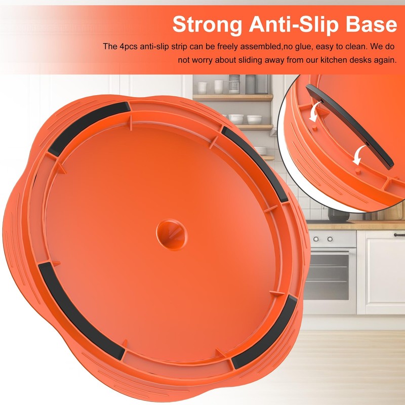 Chicken Shredder with Removable Plate - Manual Meat Large, Orange gallery