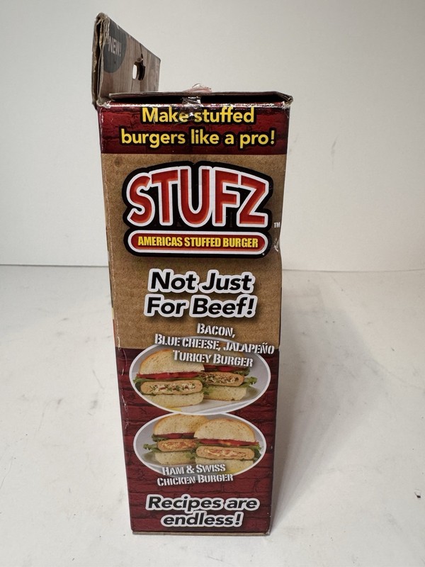 Stufz Stuffed Burger Press Hamburger Patty Maker As Seen On TV gallery