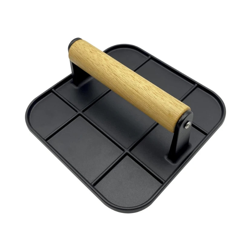 Aluminum Alloy Burger Press Nonstick Round Square BBQ Tool gallery
