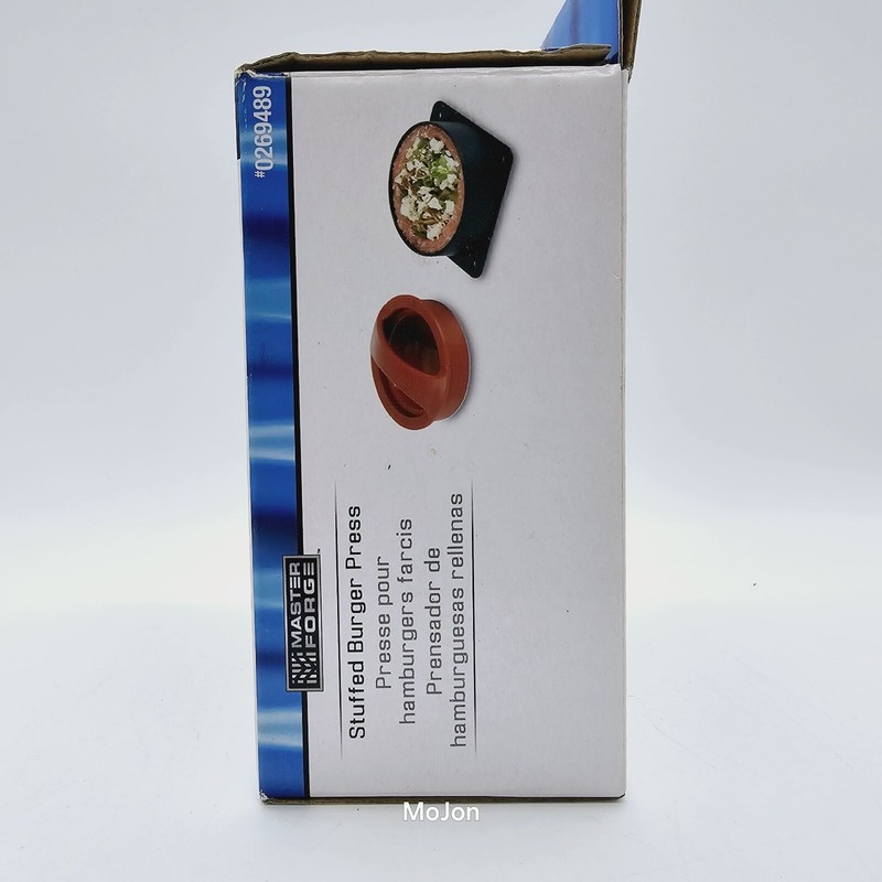 Master Forge Stuffed Burger Press #0269489 For Shaping and Stuffing Burgers gallery