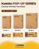Katbite Parchment Paper Sheets Pop-Up 200 PCS, 9x13 In-200Pcs, Brown gallery