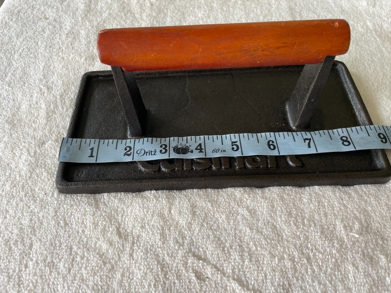 Cuisinart Bacon Burger Cast Iron Press Restored gallery