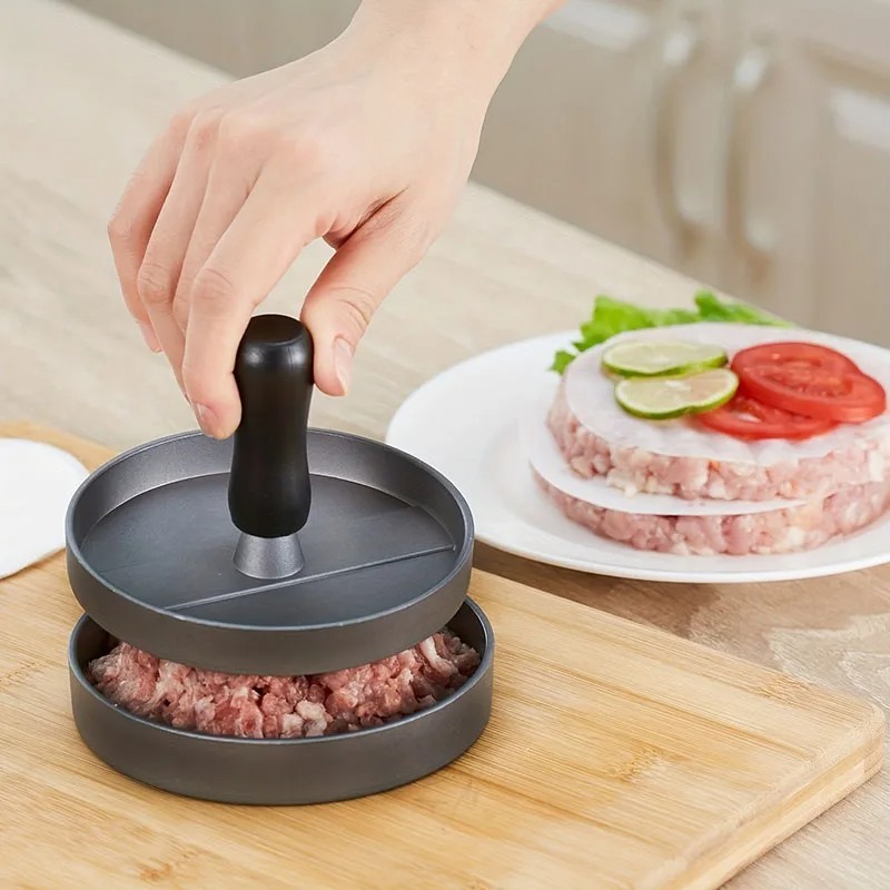 Circular Burger Mold Press Non-stick with 100 Meat Pie Papers - only wax papers gallery