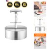 304 Stainless Steel Burger Press - 4.5" Hamburger Patty Maker, Heavy Duty Sta... gallery