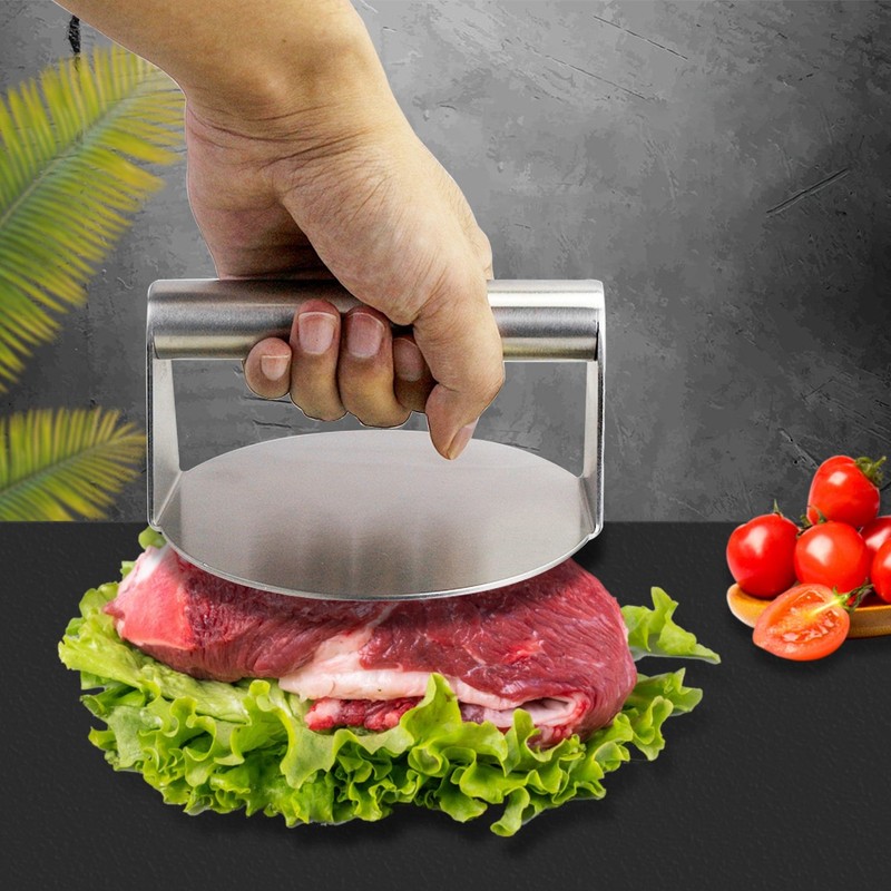 Burger Press,Round Smash Burger Press,Griddle Accessories Kit for Grill,1633 gallery