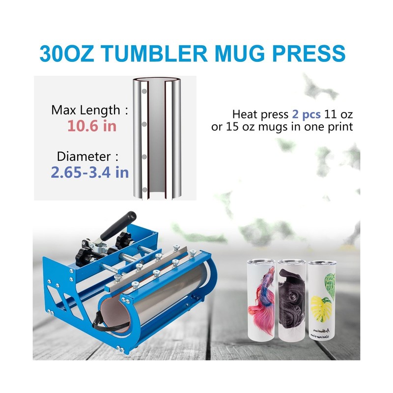 Pro Heat Press 15x15 Inch, 8 in 1 Heat Press Machine with 30 OZ Tumbler Press... gallery