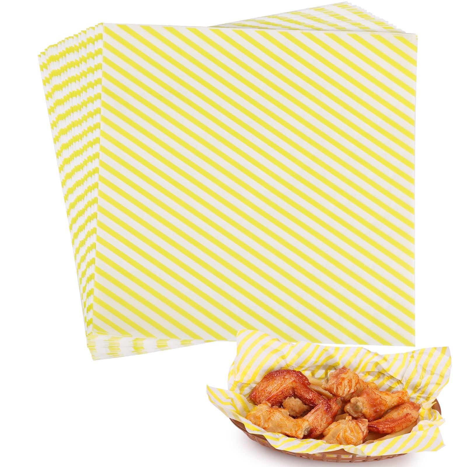 GeeRic Mother's Day Parchment Paper for Holiday Treats 12 * 12 Inch, 100 Pcs Foo gallery