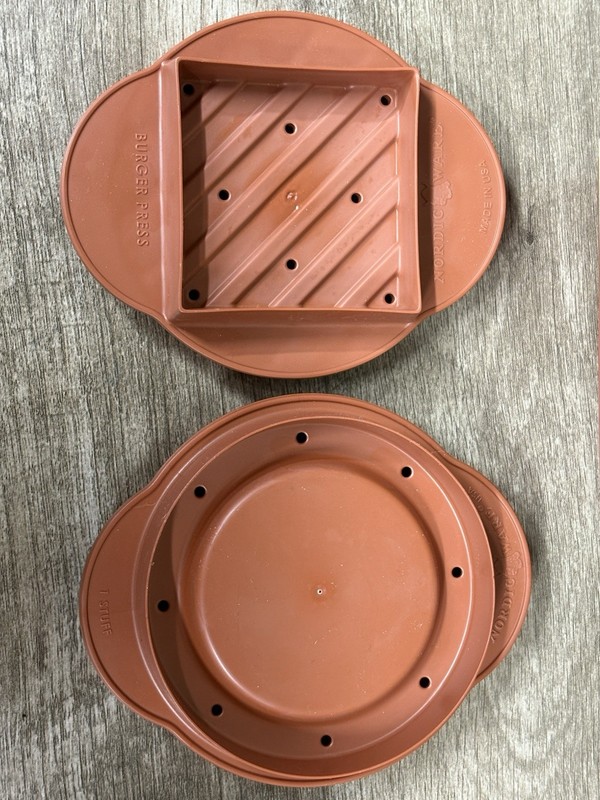 Nordic Ware Stuffed Burger Maker Patty Press Nordicware Vintage gallery
