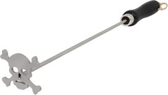 Skull Branding Iron for Steak, Buns, Wood & Leather