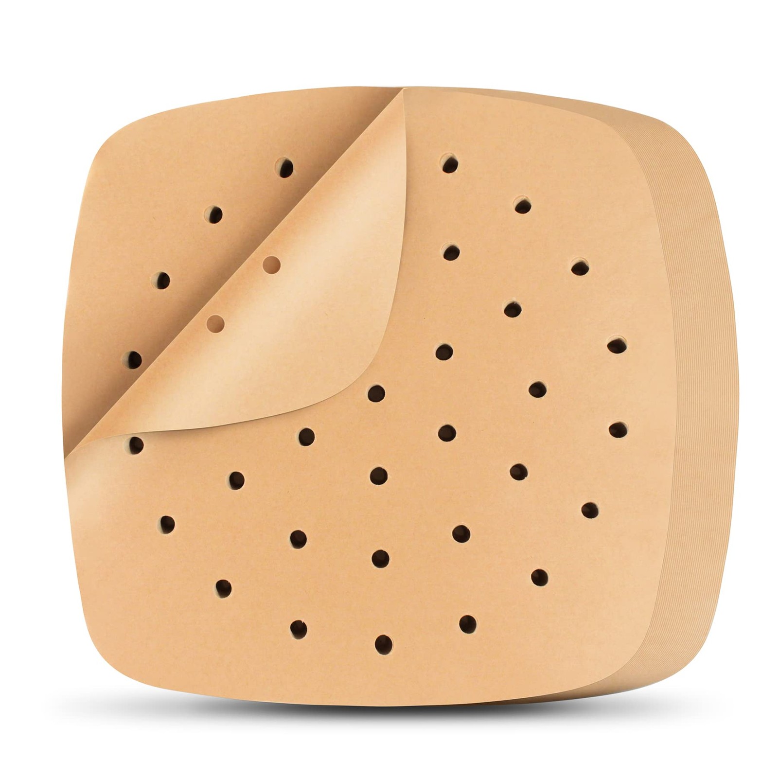 Air Fryer Liners, 200Pcs Square, 8.5 Inch 200 Count (Pack of 1), Unbleached gallery