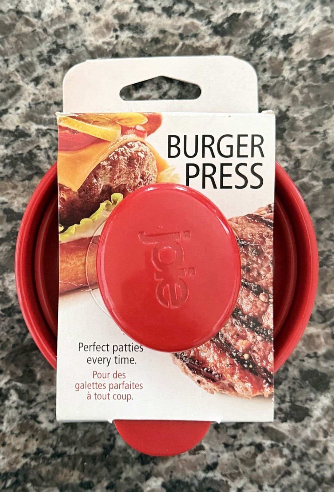 Joie MSC Burger Press and Patty Maker, NEW Red gallery