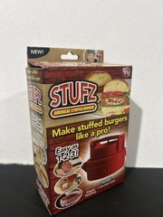 STUFZ Stuffed Burger Press Hamburger Maker As Seen On TV Easy To Use Brian Duffy