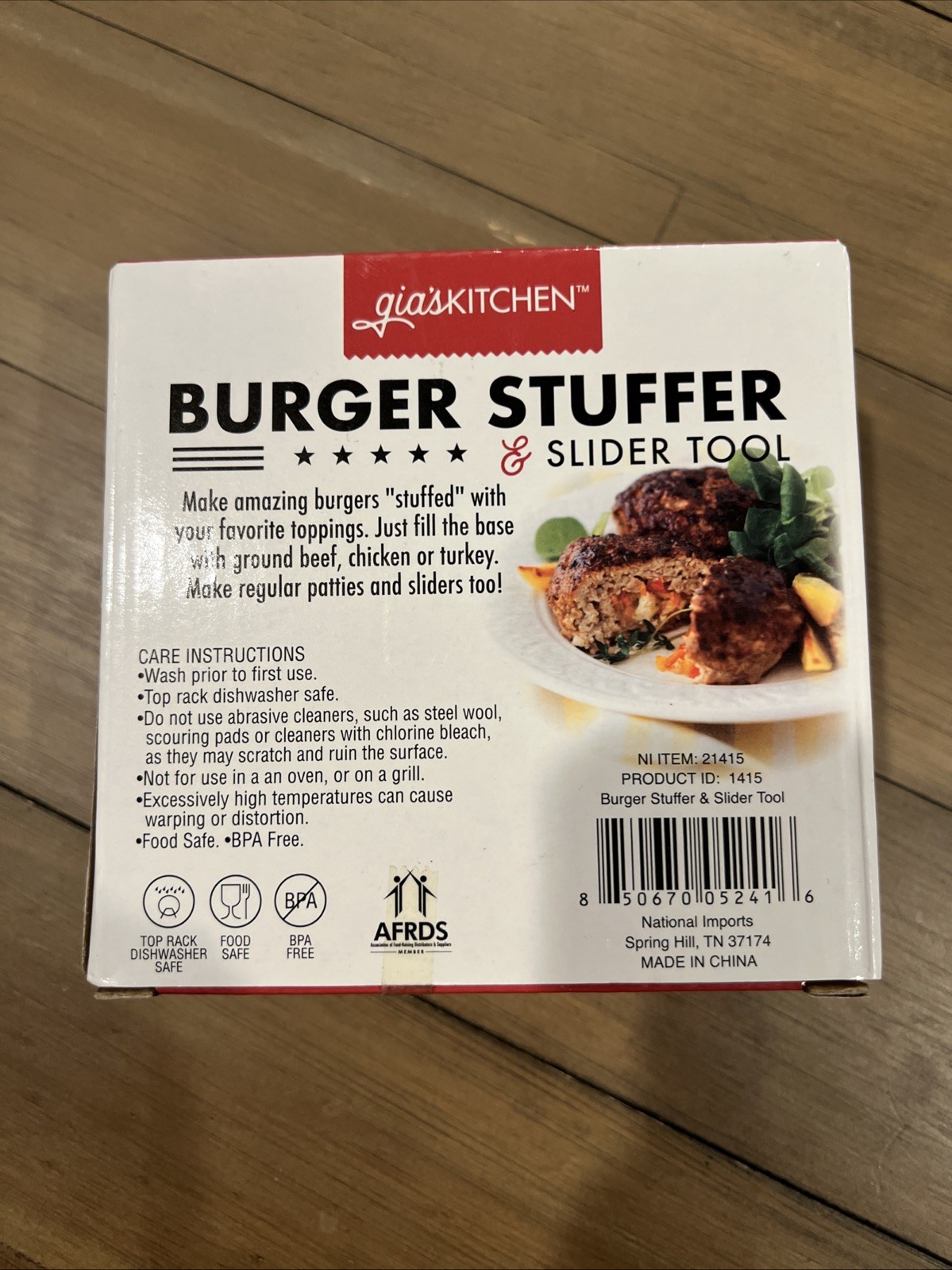 Hamburger Press Gourmet Burger Maker Stuffer And Slider Tool NEW gallery