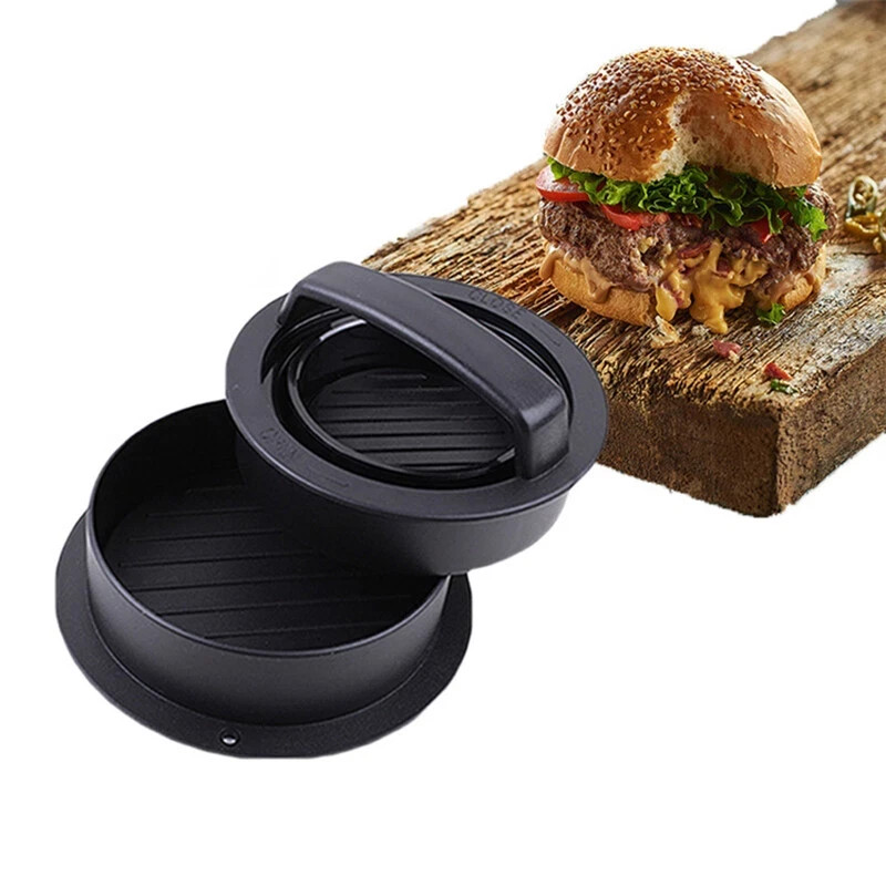 3 IN 1 Non Stick Stuffed Burger Press Hamburger Patty Molds Maker Sliders BBQ US gallery