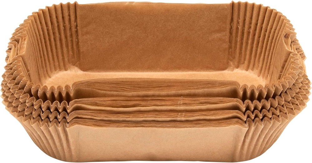 DecoPac 2lb Loaf Pan Liners, 100 Pack, Non-Stick Siliconized 2lb, Natural