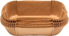 DecoPac 2lb Loaf Pan Liners, 100 Pack, Non-Stick Siliconized 2lb, Natural