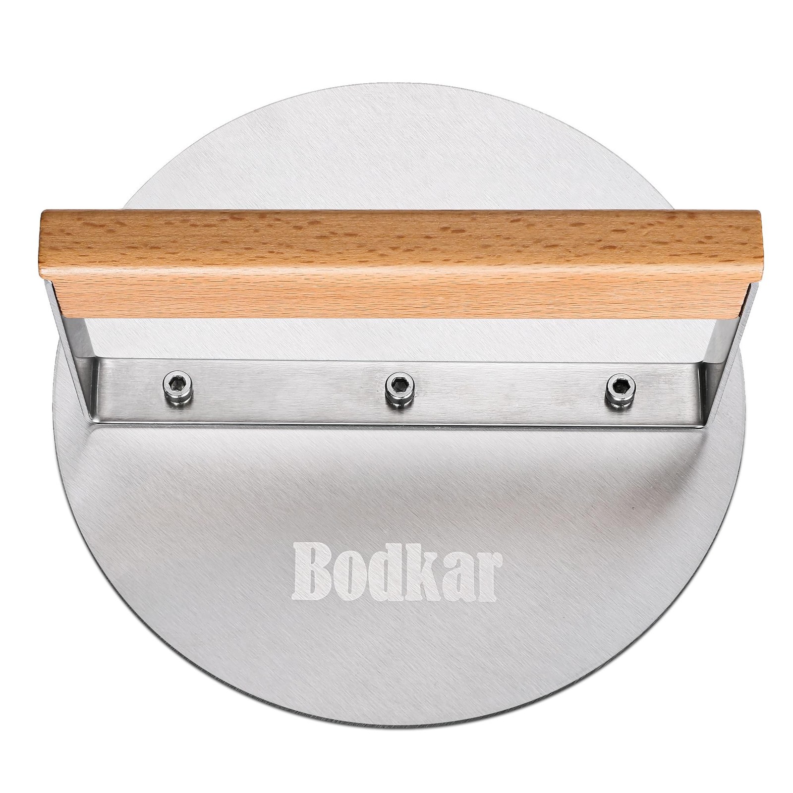 bodkar Stainless Steel Burger Press, 6 inch Round Burger Smasher Round Hambur... gallery