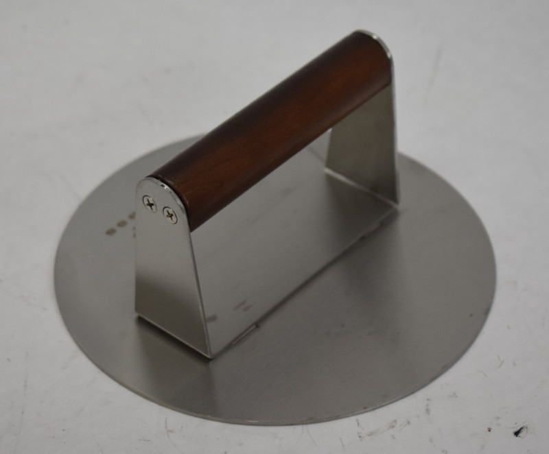 Dr. Camp 7" Stainless Steel Smash Burger Press Burger Smasher Bacon Press gallery