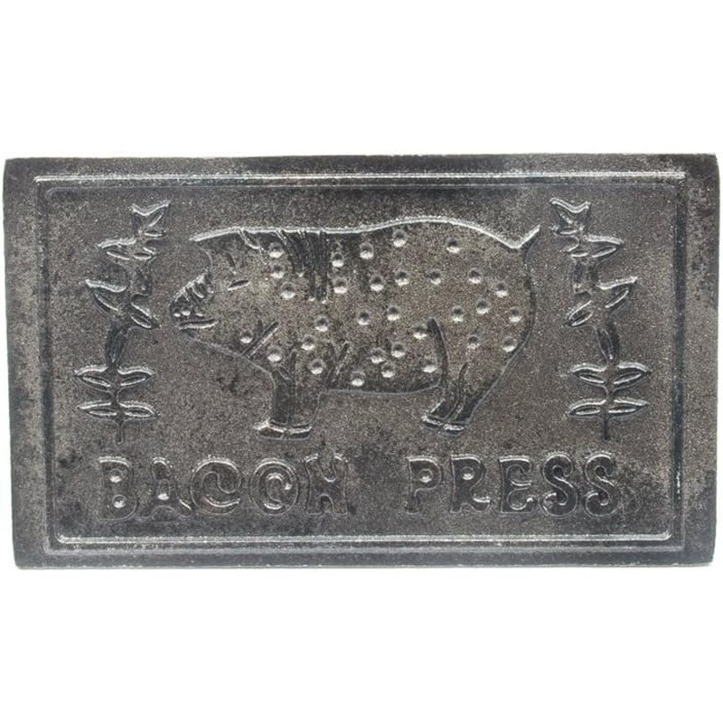 Durable Cast Iron Grill Press Heavy Duty Marking Tool Kitchen Accessory New gallery