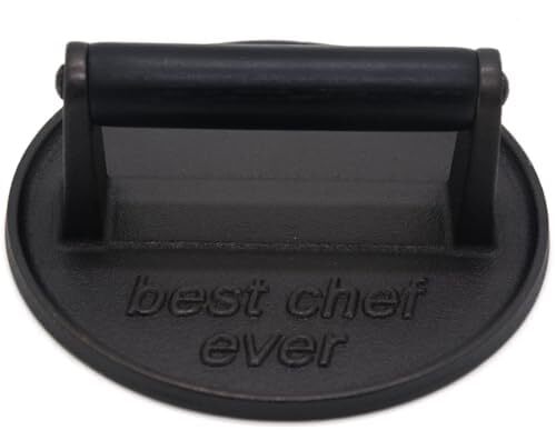 Kitchen Tools Heavy Duty Cast Iron Grill Press Burger Press Bacon Press Barbe... gallery