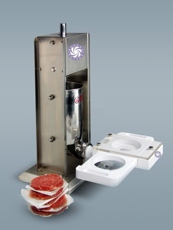 Patty Hamburger Press for Meat Mincers & Sausage Fillers with FIVE adaptors gallery