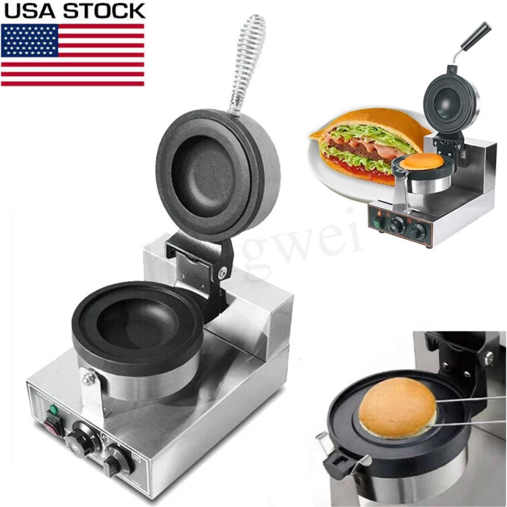 1200W UFO Burger Maker Ice Cream Burger Panini Press Baker Waffle Making Machine gallery