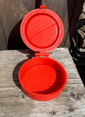 Stufz Stuffed Burger Press-Hamburger Patty Maker ( As-Seen-On-TV ) Red