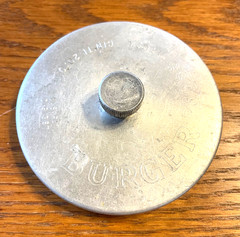 Vintage 1960s Heuck Burger Press Metal CIN’TI 20.0. US Pat D191367 USA