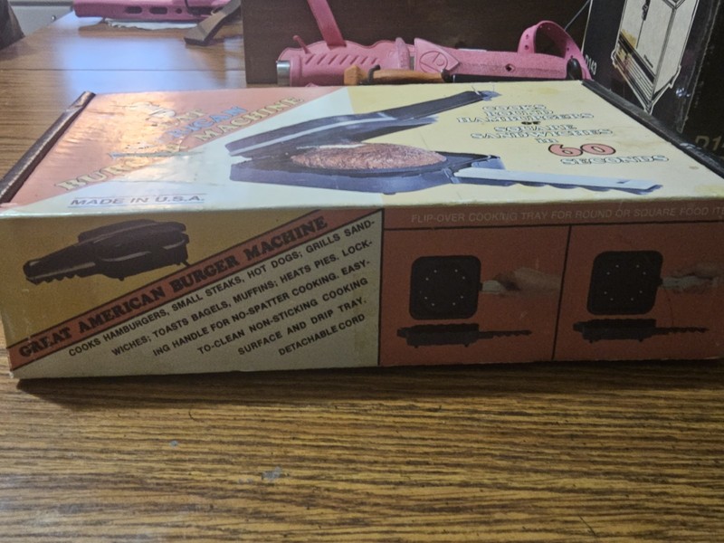 NEW VTG Great American Burger Machine Model 6000 American Electric Corp Vintage gallery