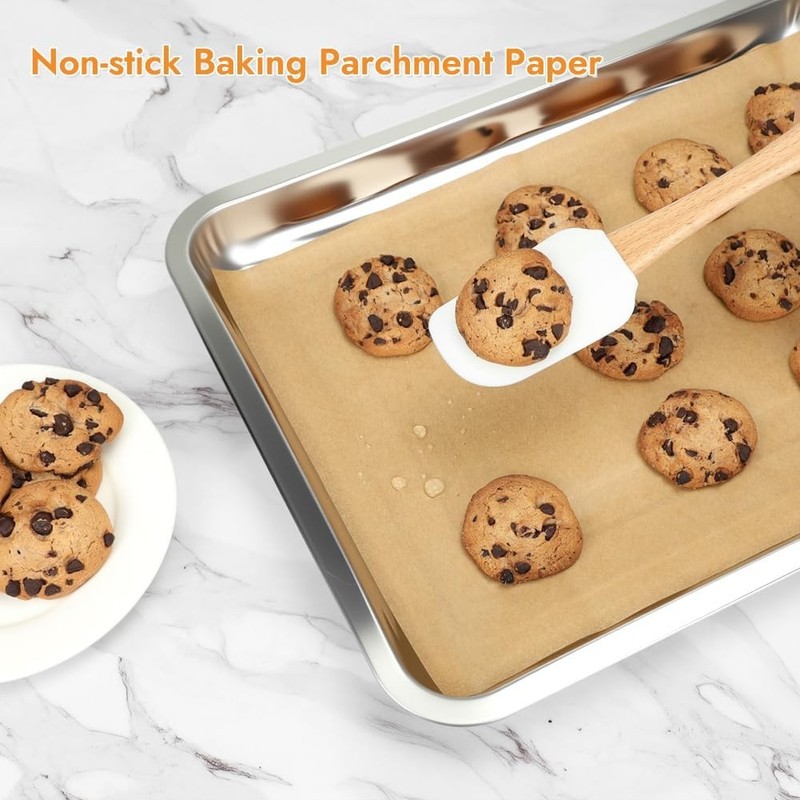 BYKITCHEN 12 x 16 Inch Parchment Paper Sheets, Non-Stick 12 x 16 Inch, Nature gallery