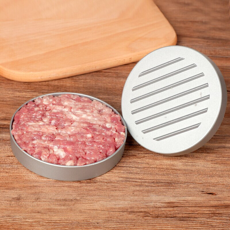 Prensa De Carne De Hamburguesas Molde Redondo para Carne De Res Barbacoa Cocina gallery