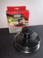 Weber Burger Press 6483 Dishwasher Safe Presses 1/2lb & 1/4lb Hamburger Patties