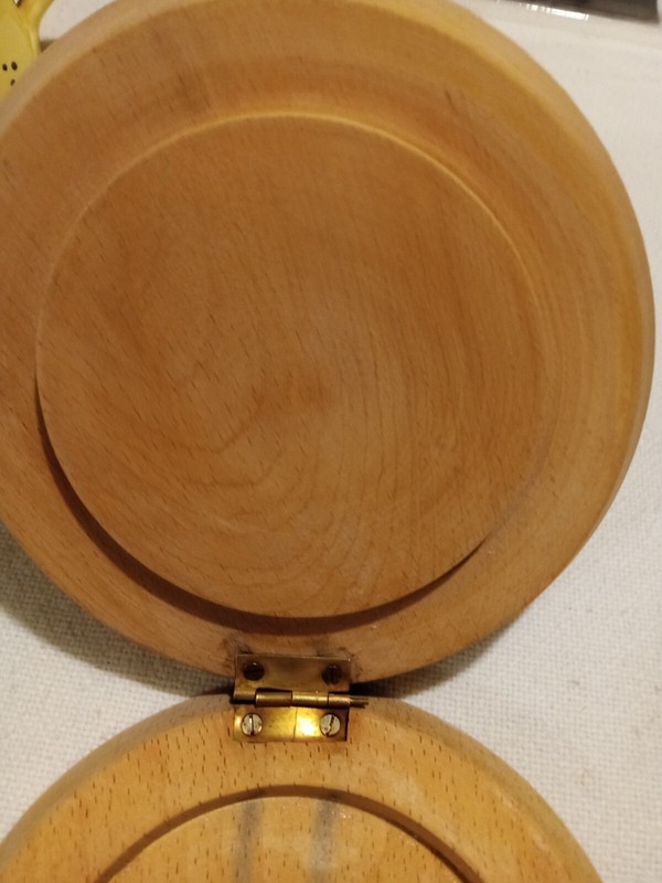 Vintage Wooden Hamburger Press Burger Patty Press Happy Cook Apron Chef Japan gallery