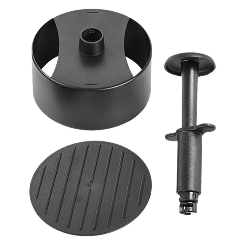 Black Plastic Hamburger Maker Mold Nonstick Manual Meat Press for Home Cooking gallery