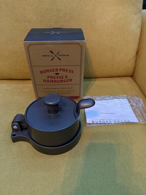 William Sonoma Hamburger Burger Press Adjustable Perfect Burger gallery