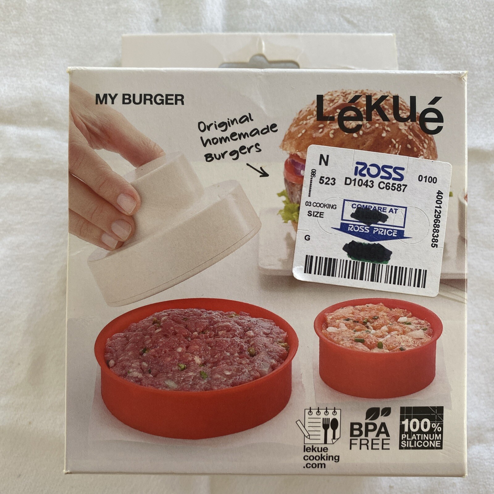 Lekue Burger Maker - My Burger Press - Salmon, Veggie, Regular Burgers gallery