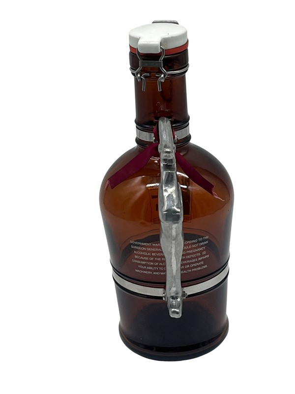 Beamer's 25 American Burger House 2L Amber Glass Growler Swing Top Metal Handle gallery