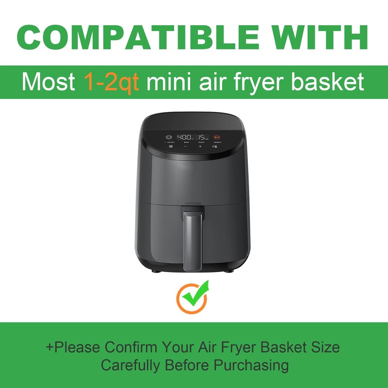 Small Air Fryer Liners Disposable Compatible with COSORI 2.1 Qt small gallery