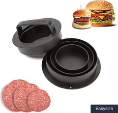 Burger Press 4-in-1 Stuffed Burgers Sliders Regular Thick Patties