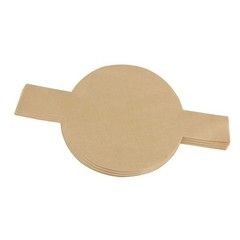 100 PCS Precut Circle Cake Pan Liners Rounds, 9 Inch Non 9 inches, Brown