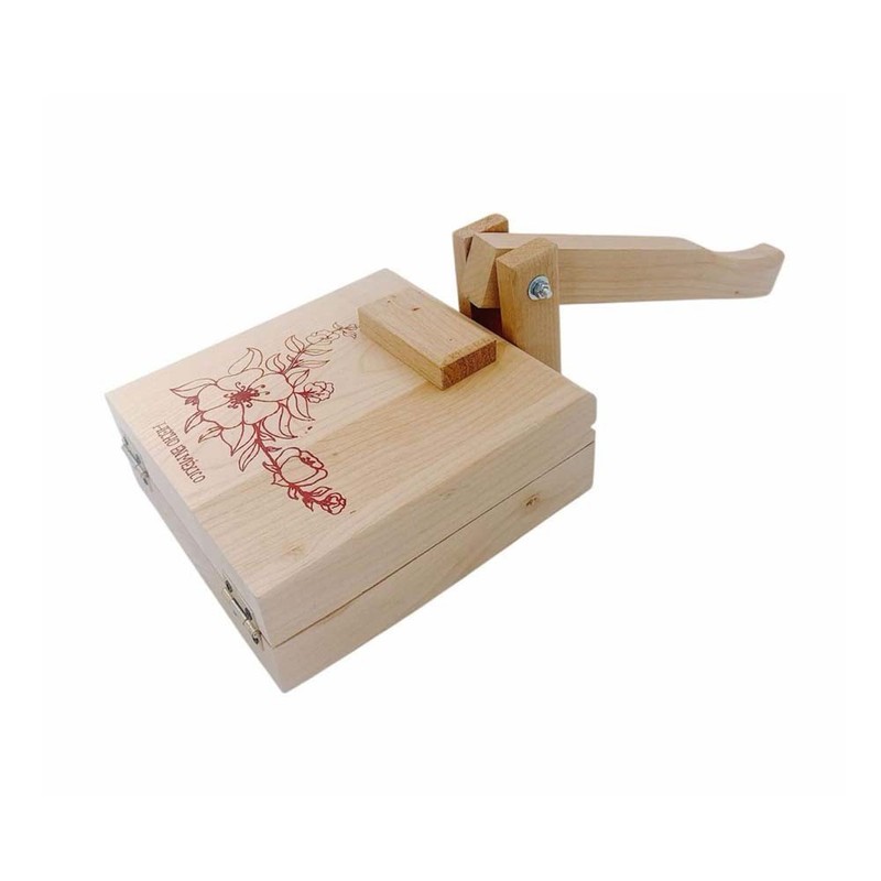 Square Wooden 10" Tortilla Press, Corn & Flour Dough Maker for Homemade Tacos gallery