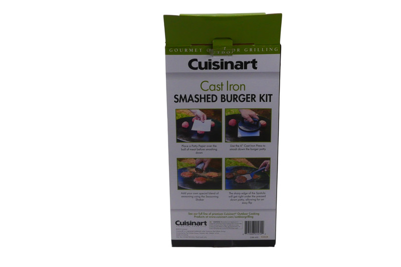Cuisinart Smashed Burger Kit Cast Iron - Free Shipping gallery